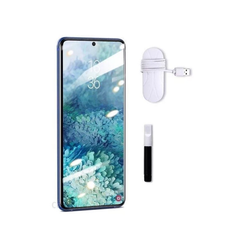 محافظ صفحه یو وی دوتایی بیسوس سامسونگ Baseus Curved-screen UV Glass Samsung S20