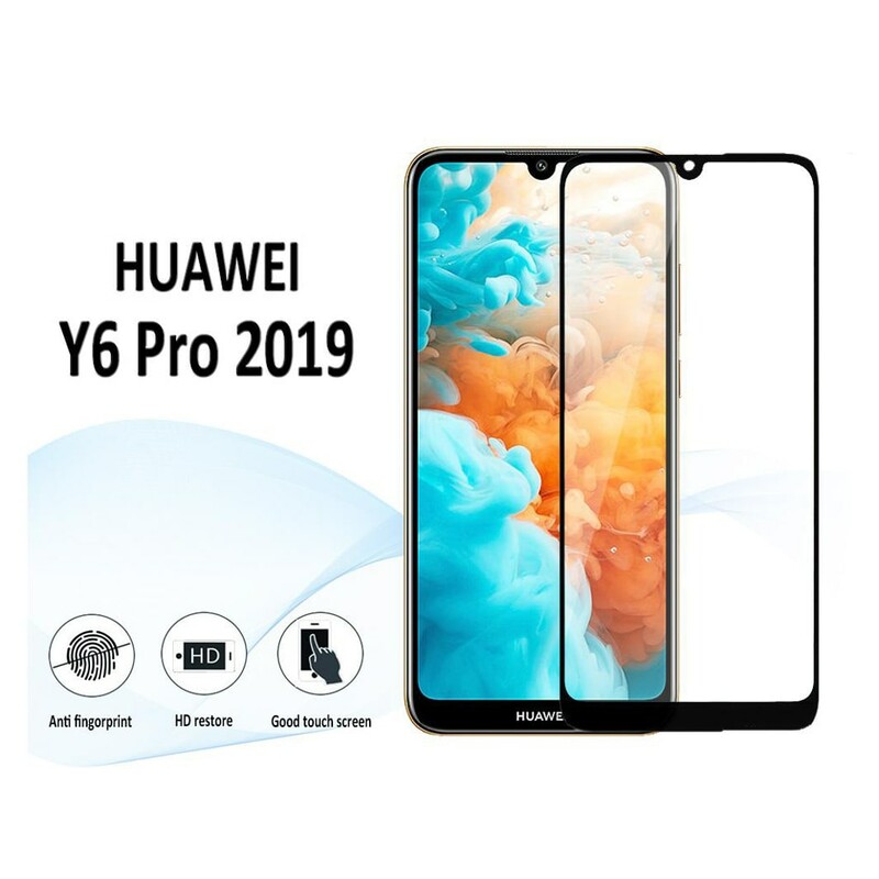 گلس و محافظ تمام صفحه Mletubl Full Glass For Huawei Y6 Pro 2019