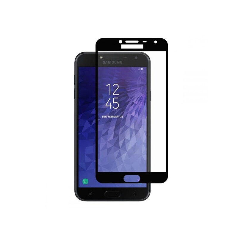 گلس و محافظ تمام صفحه Mletubl Full Glass For Samsung J4 2018