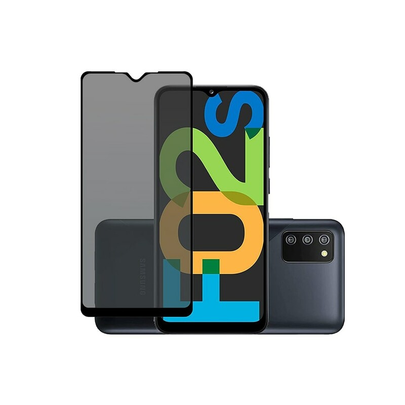 محافظ صفحه نمایش شیشه ای حریم شخصی سامسونگ Mletubl Samsung Galaxy F02s Privacy Glass