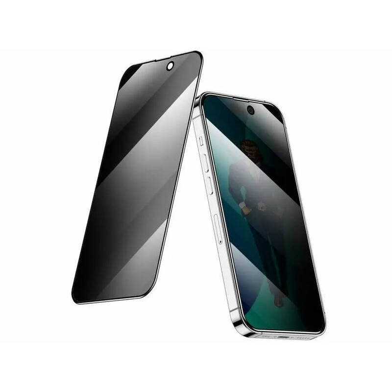 گلس حریم شخصی آیفون 14 گرین Green iPhone 14 3D Elegant Privacy Glass