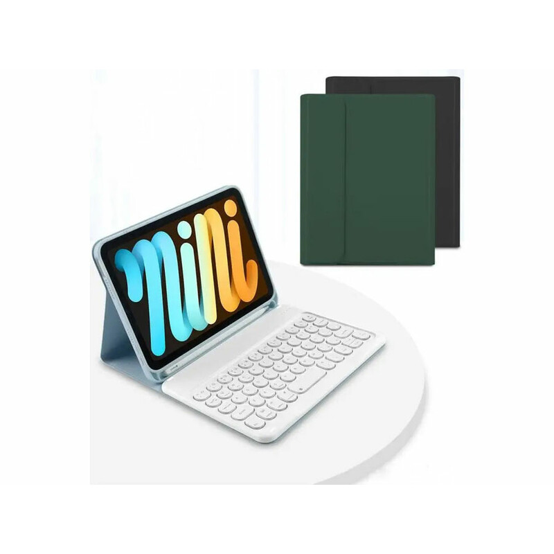 قاب کیبورددار آیپد مینی 6 کوتتسی Coteetci iPad Mini 6 Bluetooth keyboard +leather case 61030