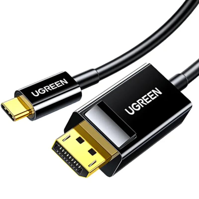 کابل تایپ سی به دیسپلی پورت یوگرین UGreen مدل MM139 با طول 1.5 متر