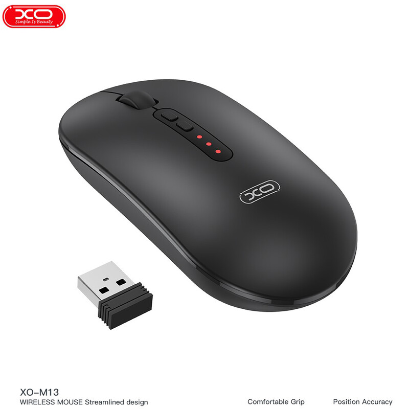 ماوس بی سیم ایکس او XO مدل M13‎ با اتصال بلوتوث و دانگل USB
