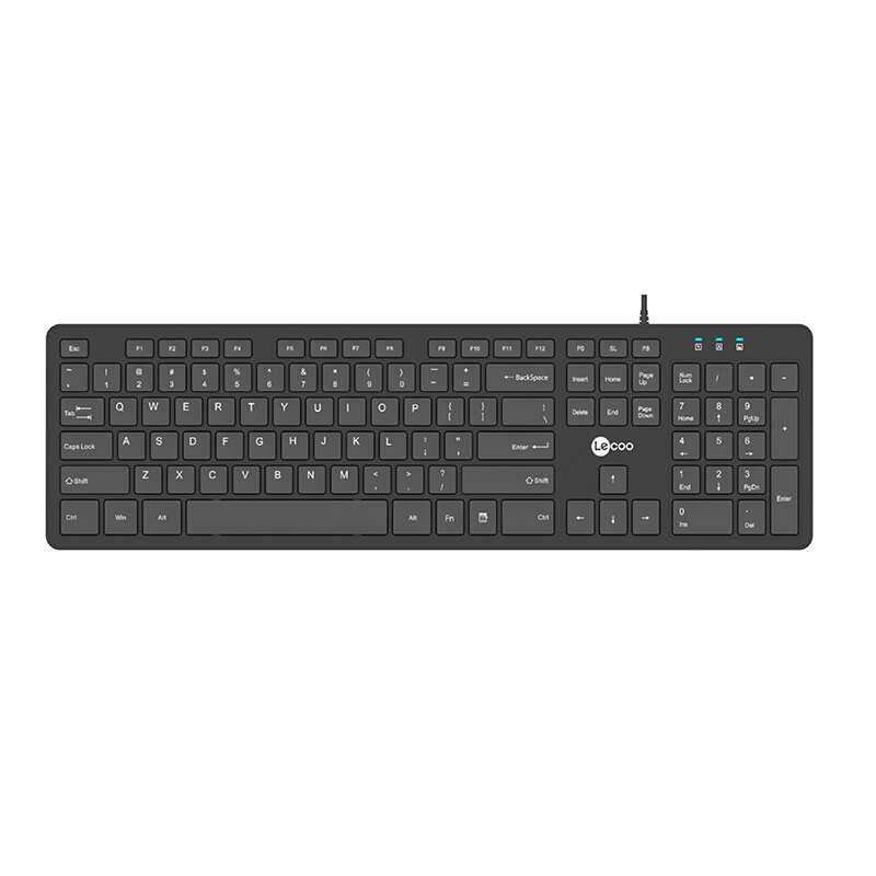 کیبورد با سیم لنوو Lenovo Lecoo KB102 Keyboard USB Wired Mini