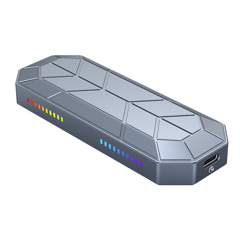 باکس هارد RGB M.2 NVMe SSD اوریکو ORICO-M2VG01-C3 RGB M.2 NVMe SSD Enclosure