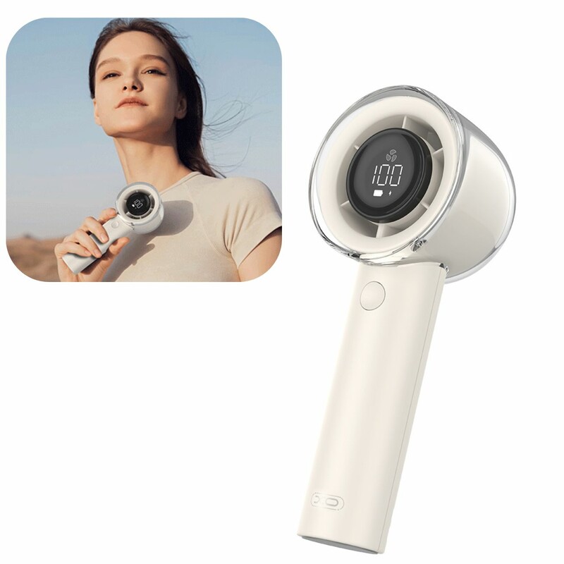 پنکه شارژی دستی ایکس او XO مدل MF81 با نمایشگر دیجیتال