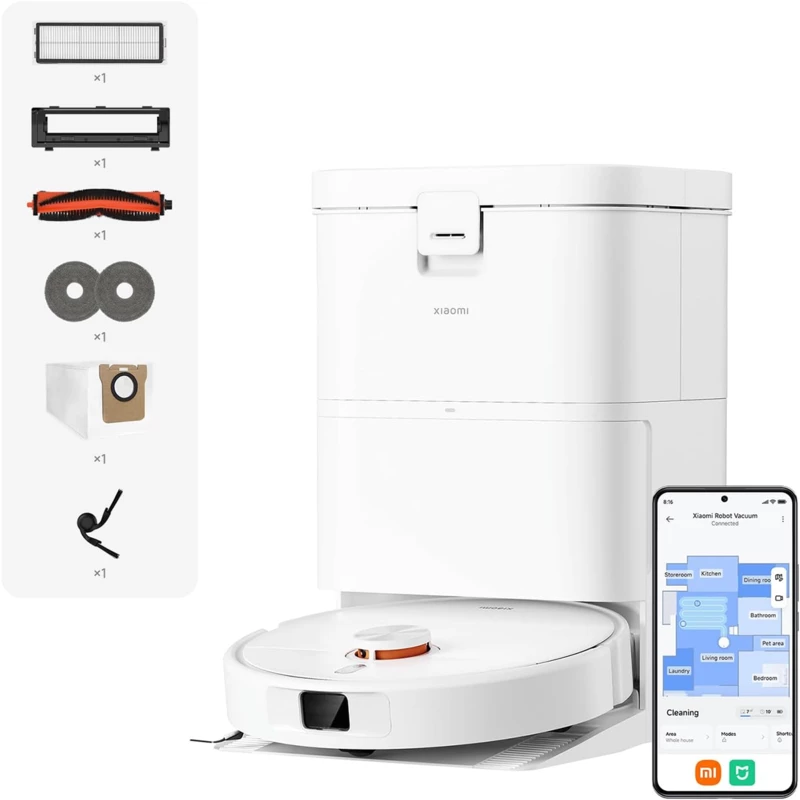 جارو رباتیک شیائومی Xiaomi اصل مدل H50 OV43GL با مکش 10000 پاسکال