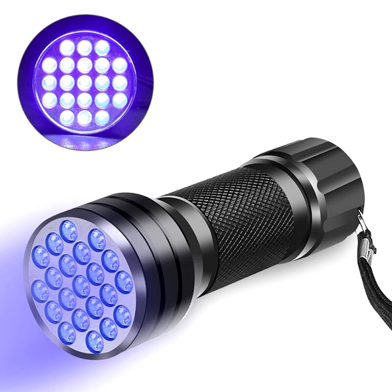 چراغ قوه UV مدل LED Scorpion Flashlight باتری خور