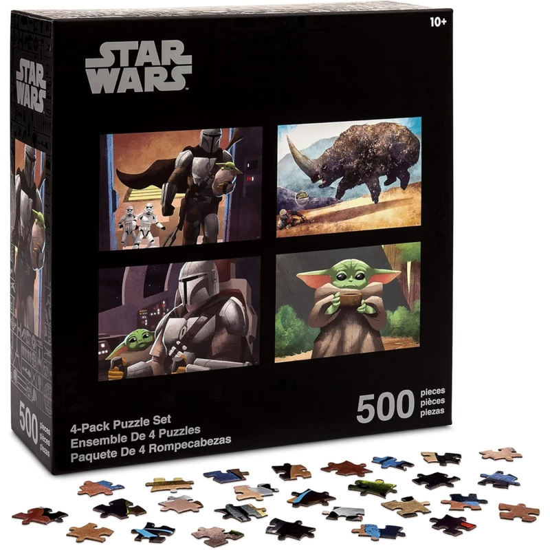 پازل چهار تکه استار وارز Star Wars مدل The Mandalorian مجموعه 500 قطعه ای