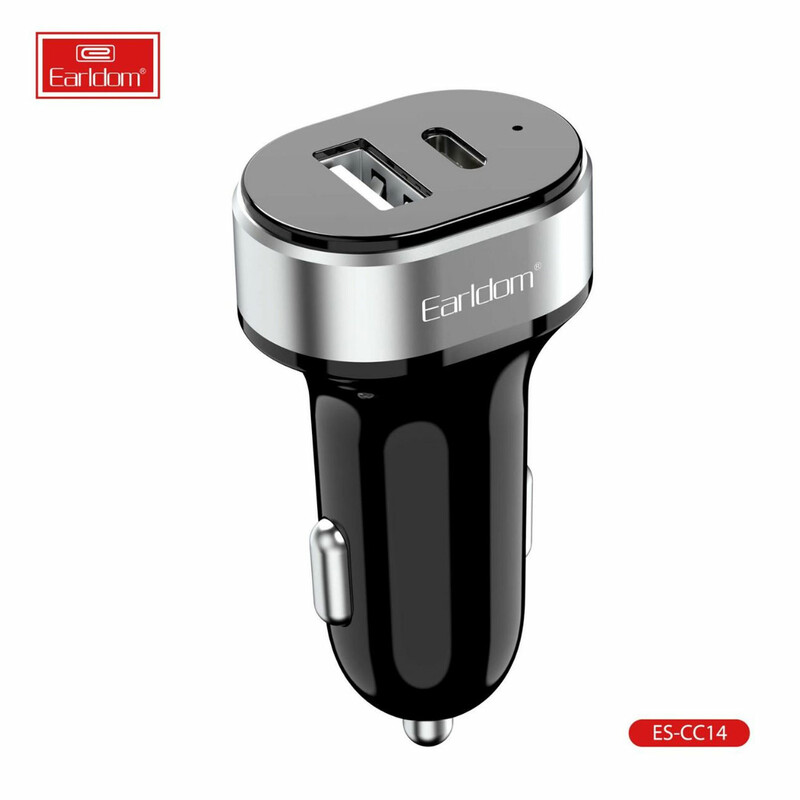 شارژر فندکی فست شارژ ارلدام Earldom مدل ES-CC14 توان 36 وات