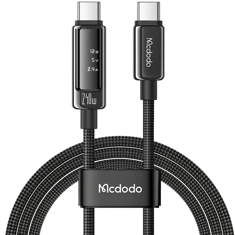 کابل تایپ سی مک دودو Mcdodo مدل CA-8900 توان 240 وات 1.2 متر