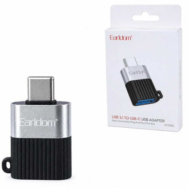 مبدل OTG USB-C به USB 3.1 ارلدام Earldom مدل ET-OT108C