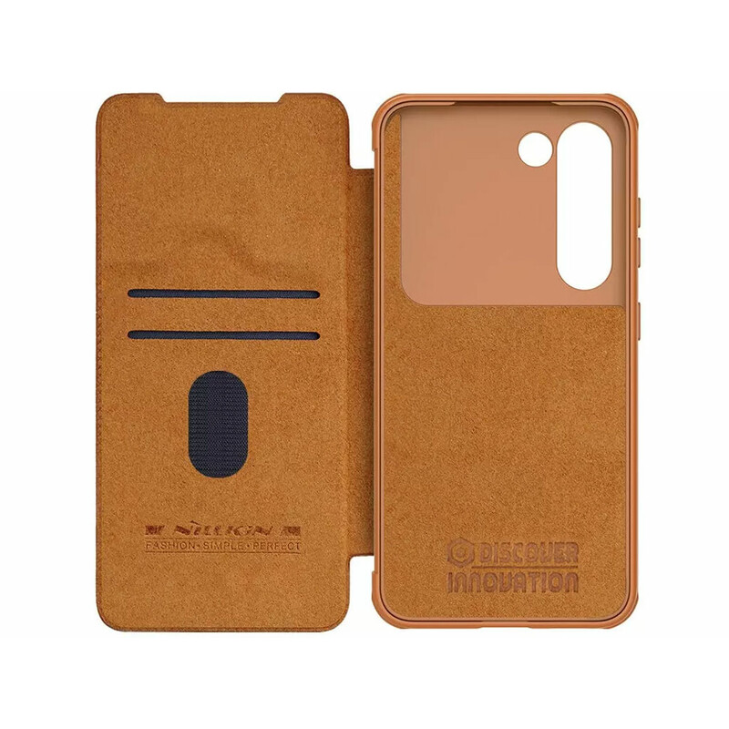 کیف محافظ سامسونگ گلکسی اس 23 نیلکین Nillkin Samsung Galaxy S23 Qin Pro leather case