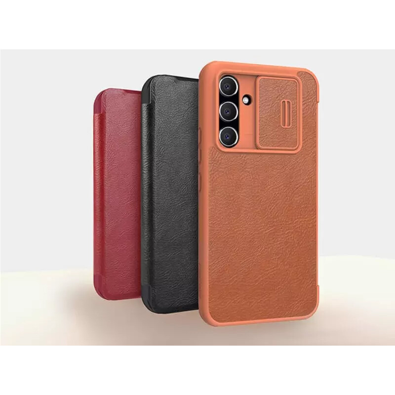 قاب محافظ کلاسوری سامسونگ گلکسی ای 54 نیلکین Nillkin Qin Pro Series Leather case for Samsung Galaxy A54 5G