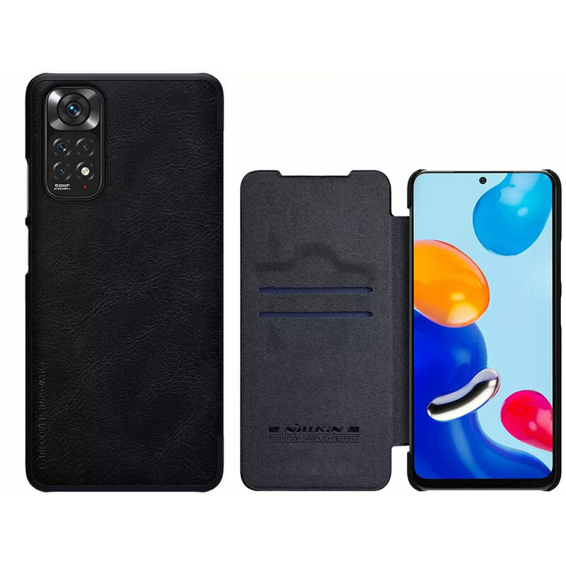قاب کتابی گوشی شیائومی ردمی نوت 11 نیلکین Nillkin Qin Series Leather case Xiaomi Redmi Note 11 (Global, 4G)