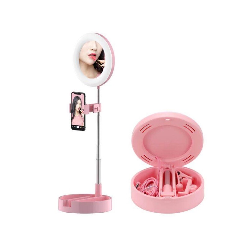 رینگ لایت رومیزی مخصوص آرایش توتو Totu Live Makeup Multipurpose Desk Lamp G3