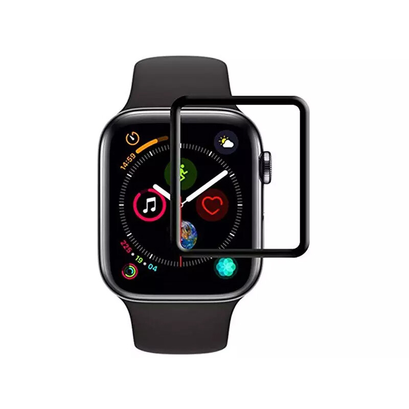 محافظ صفحه نمایش اپل واچ 44 میلی متری تمام چسب ترتل Turtle Brand Screen Guard iWatch 44mm 3D Glass