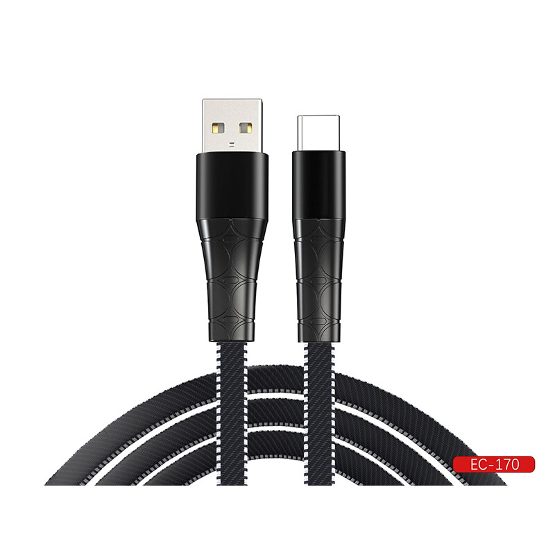 کابل شارژ یو اس بی به تایپ سی 2.4 آمپر یک متری ارلدام CHARGING CABLE 2.4A 1M EARLDOM EC - 170