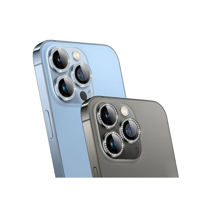 محافظ لنز نگین دار آیفون 13 پرو و 13 پرو مکس گرین Green iphone 13 Pro/13 Pro Max Diamond Camera Lens