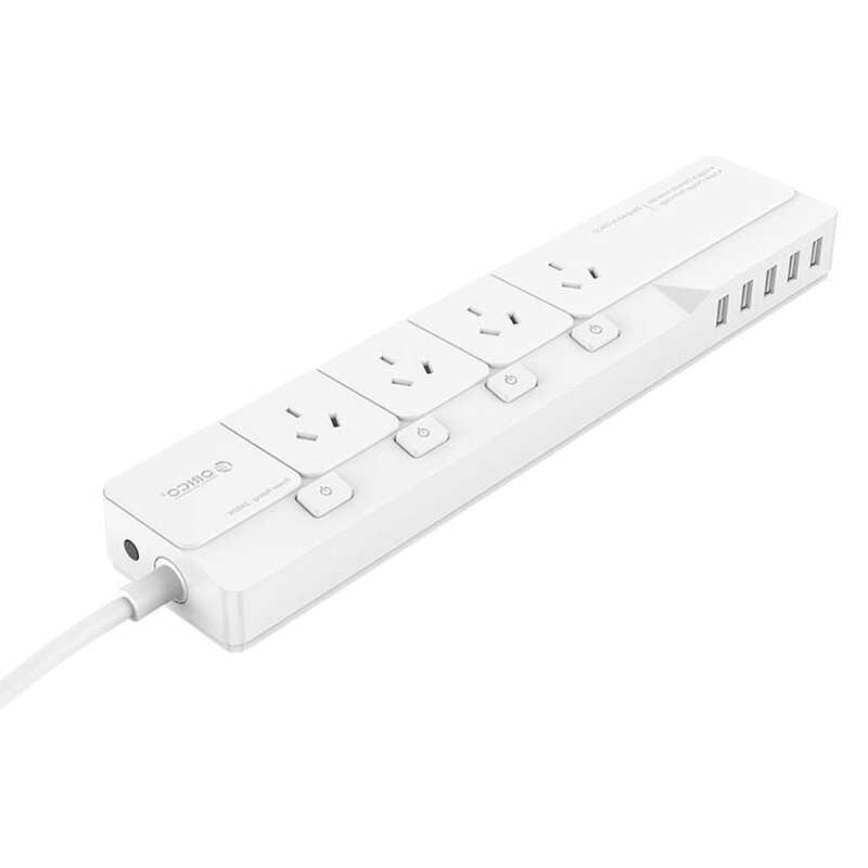 چند راهی 4 سوکت و 5 یو اس بی اوریکو Orico 4 AC with 5 USB Charging Port OSJ-4A5U-EU اصلاح تصاویر