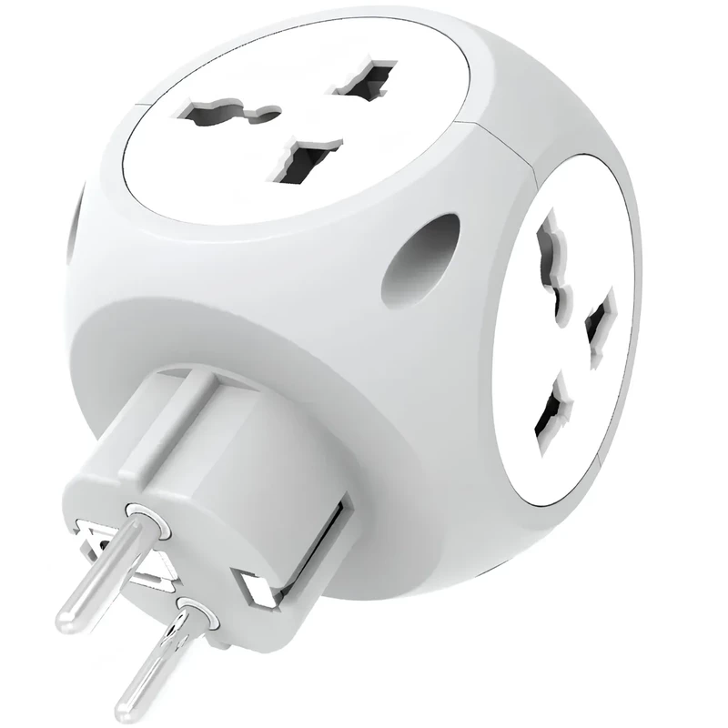 چند راهی برق و آداپتور گرین لاین مدل GNMLTPTRADWH توان 3500W