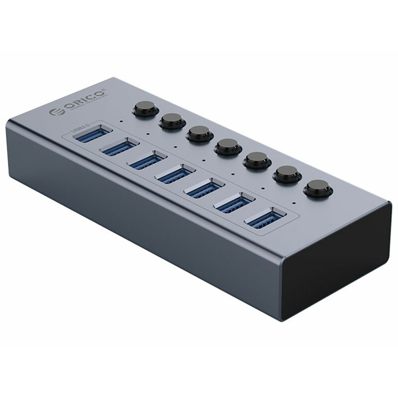هاب 7 پورت یو اس بی فلزی اوریکو ORICO BT2U3-7AB Multi-port Hub