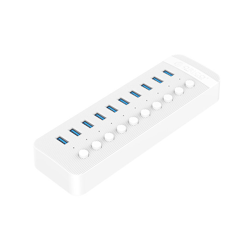هاب پرسرعت 10 پورت اوریکو ORICO CT2U3-10AB Multi-Port Hub With Individual Switches USB3