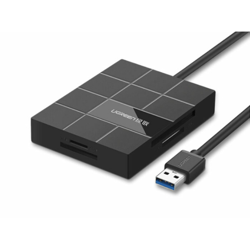 هاب یواس بی و کارتخوان یوگرین Ugreen US220 USB 3.0 Card Reader With 3-Port Hub