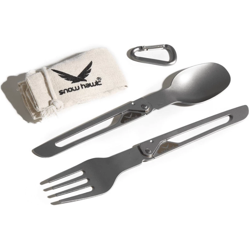 ست قاشق و چنگال تاشو کمپینگ اسنوهاک Snow Hawk مدل SN-C6133
