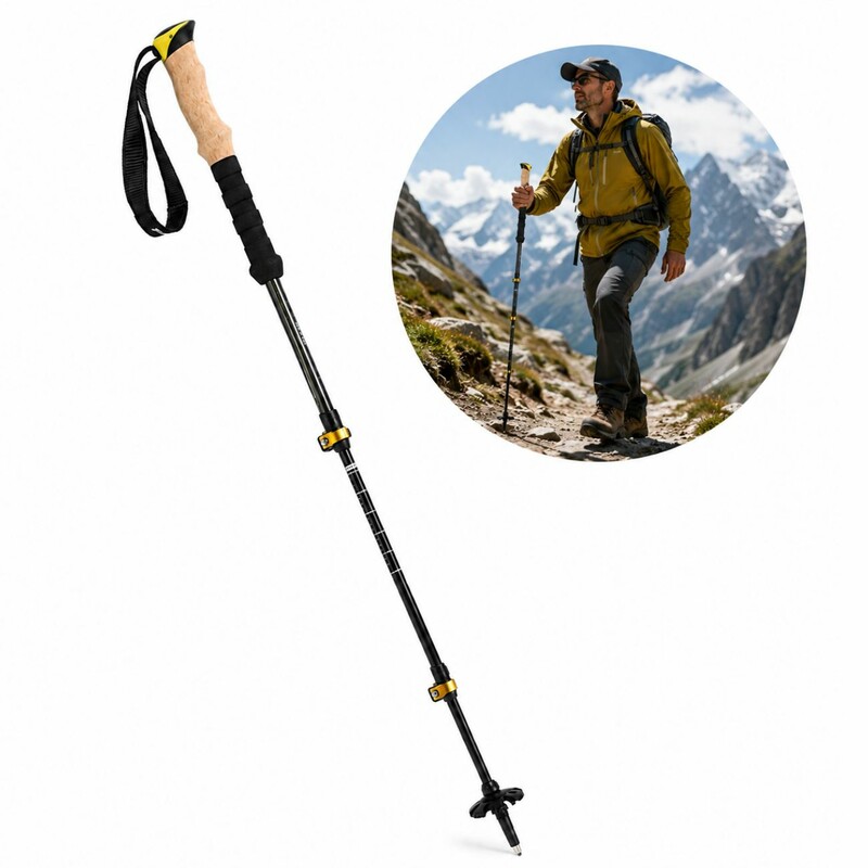 باتوم کلیپسی کربن اسنوهاک Snow Hawk کد SN-T0112 طول 135cm