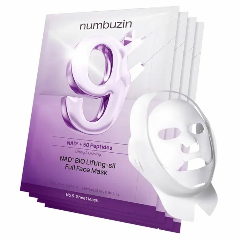 ماسک لیفتینگ نامبوزین Numbuzin مدل No.9 NAD BIO بسته 4 عددی