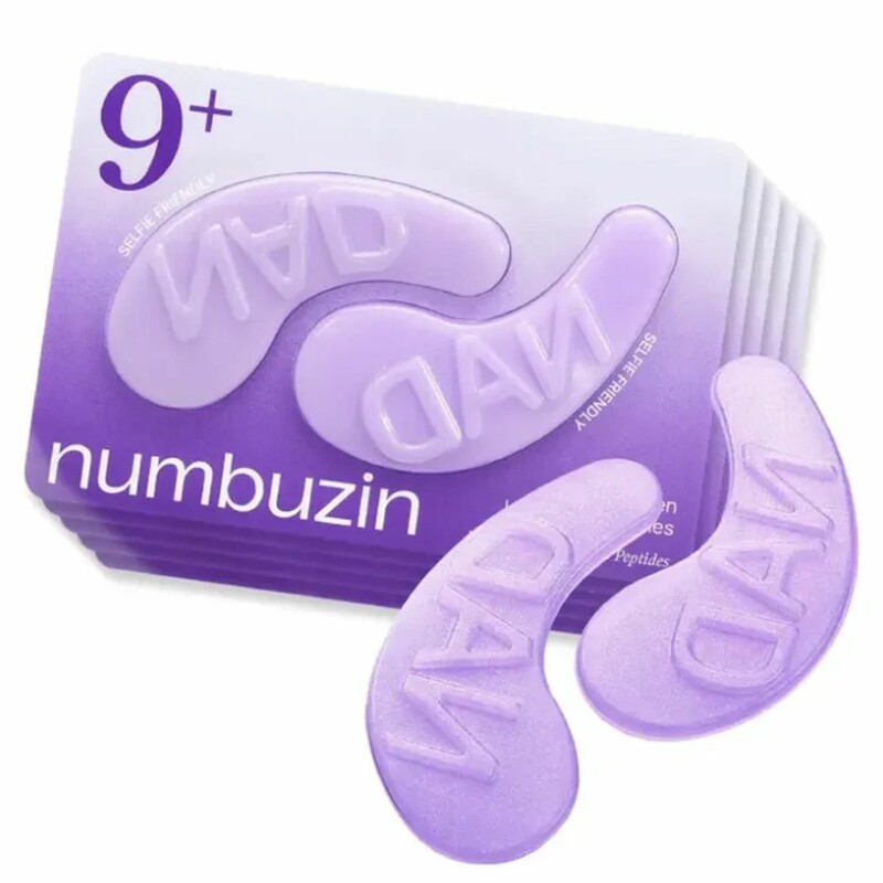 پچ زیر چشم نامبوزین Numbuzin مدل No.9 NMN Collagen بسته 5 جفتی