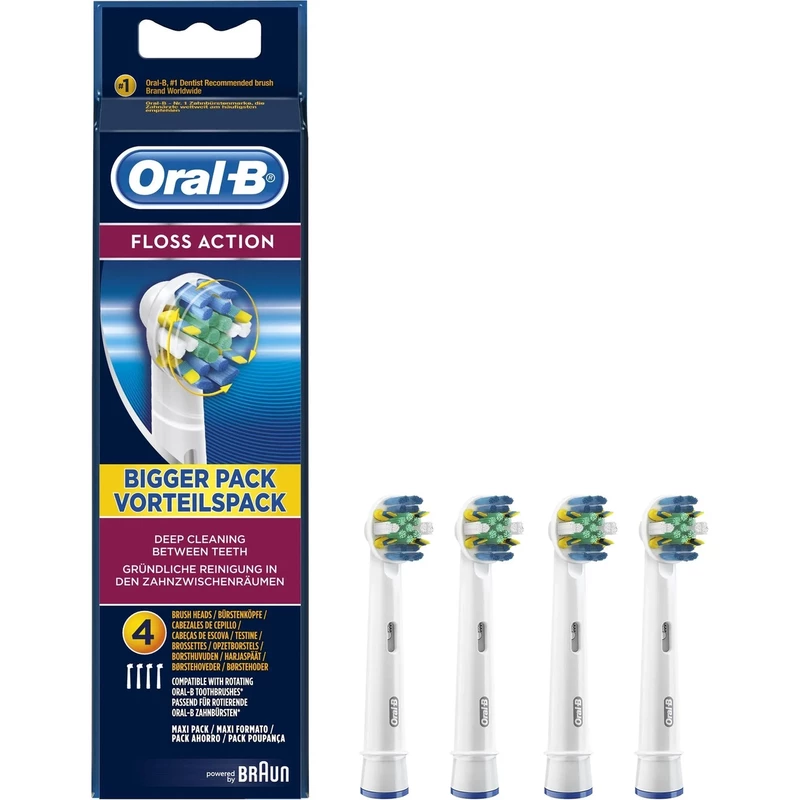 سری یدک مسواک برقی اورال بی Oral-B مدل EB25-4 بسته 4 عددی