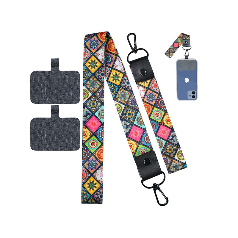 بند گردن و مچ بند موبایل آها استایل AhaStyle Stylish Neck Lanyard & Wrist Strap