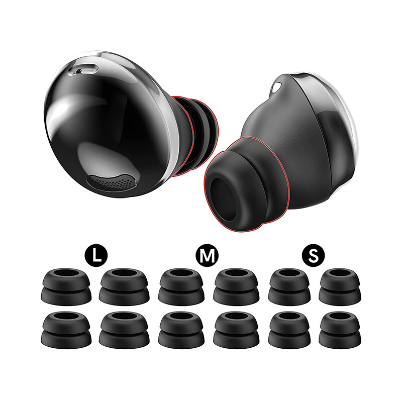 سری هندزفری بی سیم گلکسی بادز پرو سیلیکونی آها استایل AhaStyle DD168 Silicone in-Ear Tips Galaxy Buds Pro