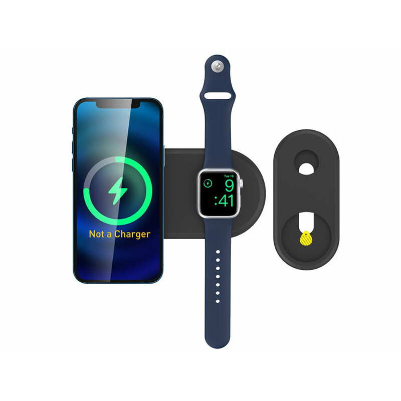 پایه شارژر گوشی آیفون مگ سیف و اپل واچ آها استایل AhaStyle 2-in-1 PT135 stand Matched MagSafe and iWatch