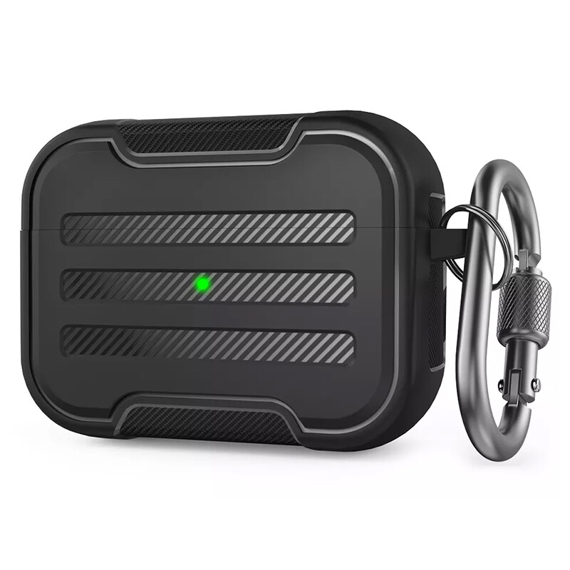 کاور ایرپاد پرو به همراه قلاب آها استایل AhaStyle PT115-Pro AirPods Pro Rugged Armor Protection Case