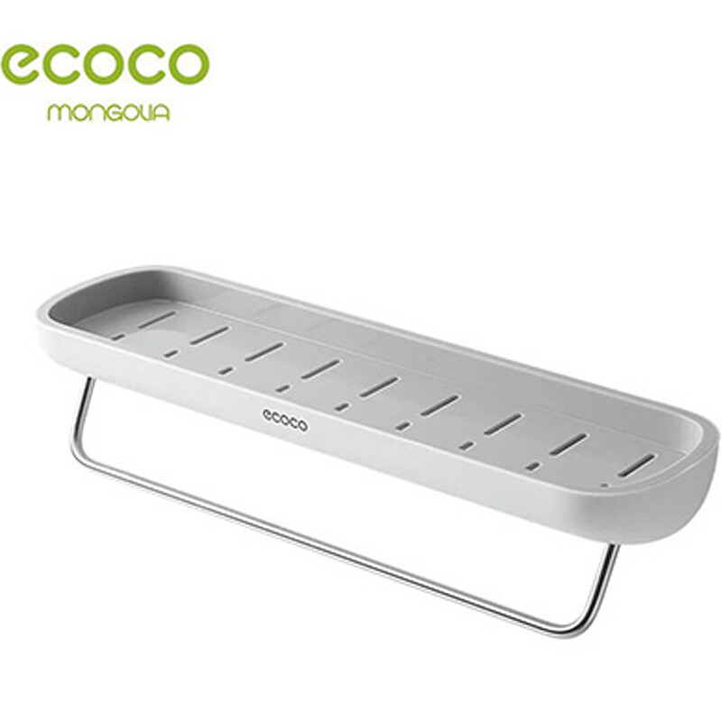 استند دیواری حمام اکوکو ECOCO مدل E1923 با میله آویز حوله