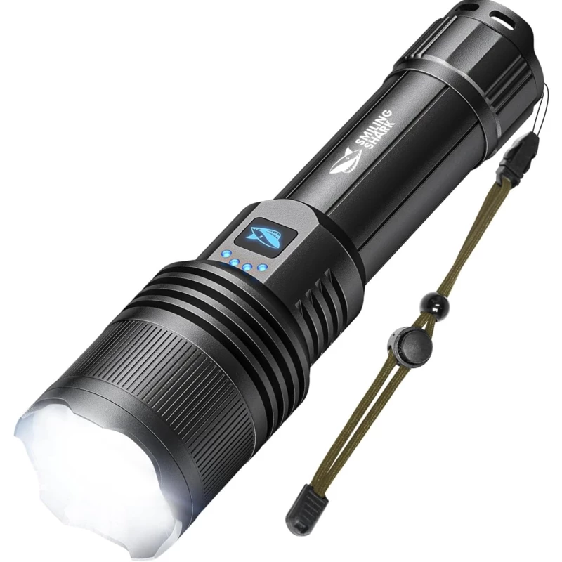 چراغ قوه شارژی قدرتمند و پاوربانک اسمایلینگ شارک Smiling Shark SD5212