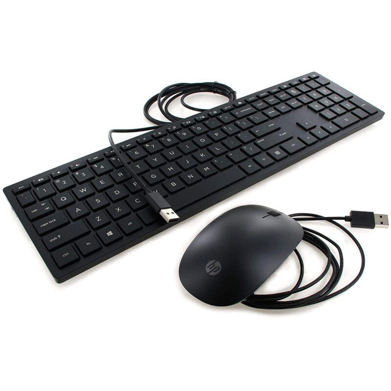 ماوس و کیبورد اچ پی HP Lifestyle TPC-P001K USB Wired PC Keyboard with Mouse
