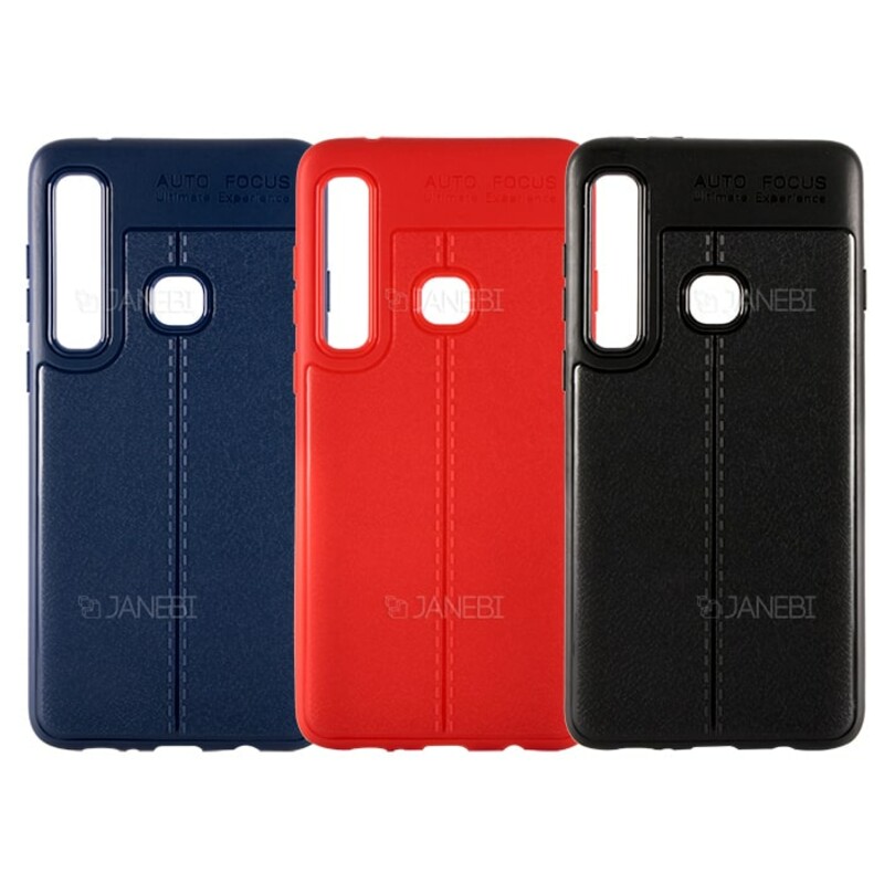 قاب ژله ای طرح چرم سامسونگ Auto Focus Jelly Case Samsung Galaxy A9 2018