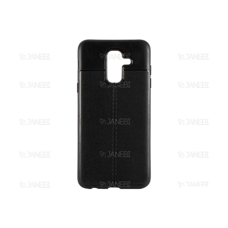 قاب ژله ای طرح چرم سامسونگ Auto Focus Case Samsung A6 Plus 2018