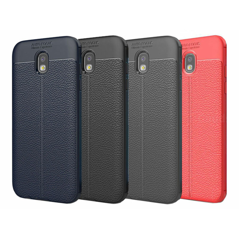 قاب ژله ای طرح چرم سامسونگ Becation Auto Focus Case Samsung Galaxy J3 2018