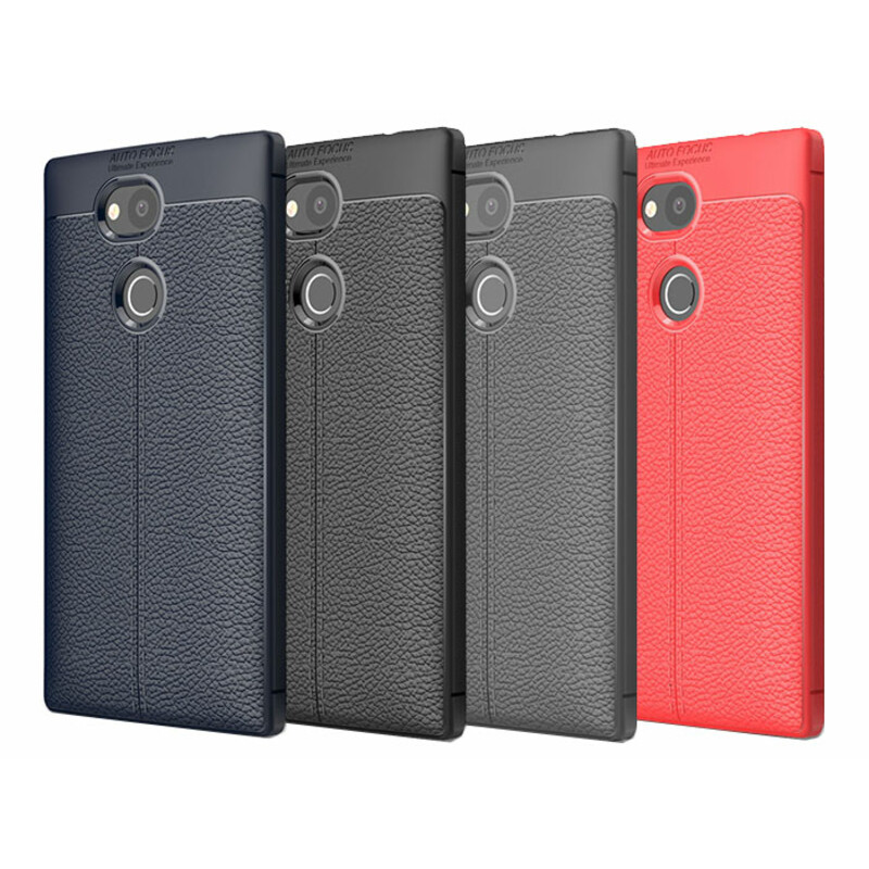 قاب ژله ای طرح چرم سونی Becation Auto Focus Case Sony Xperia L2