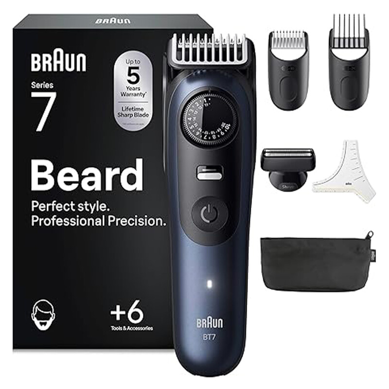 ریش تراش براون Braun مدل BT7520 سری 7 با 40 تنظیم طول