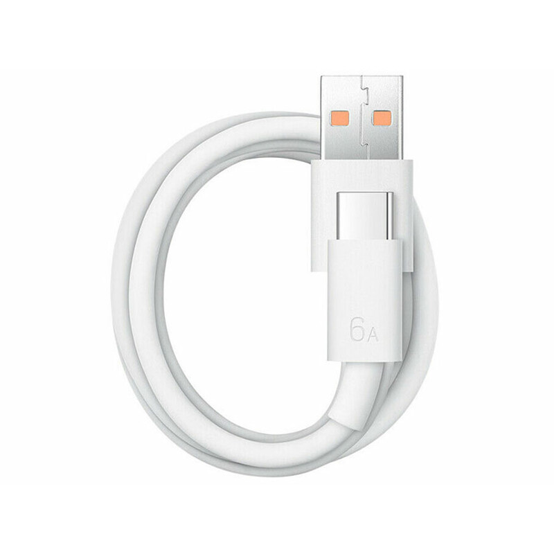 کابل سوپر فست شارژ یو اس بی به تایپ سی 66 وات هوآوی HUAWEI 6A Data Cable 1M USB-A to USB-C