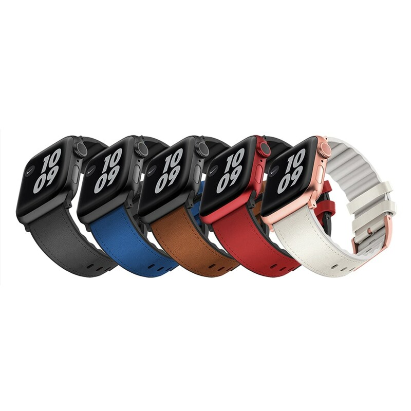 بند چرمی اپل واچ 42 و 44 و 45 میلی متر ویوا مادرید Viva Madrid Apple Watch 42/44/45mm Venturx Leather Band