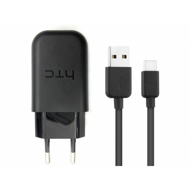 کابل و شارژر اصلی سریع اچ تی سی HTC Quick Charger TC P5000 With Type-C Cable