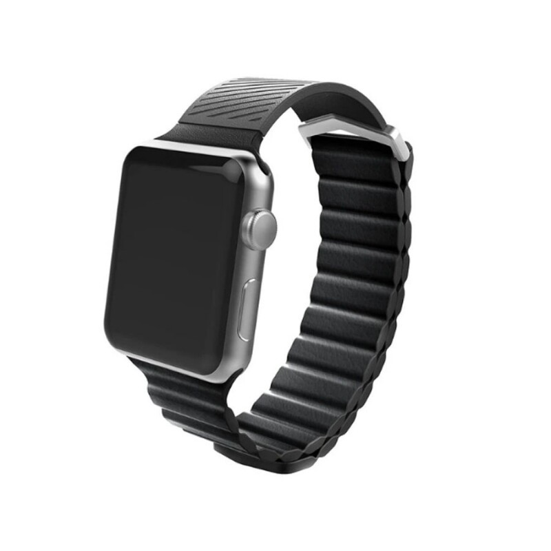 بند طرح چرم سیلیکونی اپل واچ ایکس دوریا X-Doria Hybrid Leather Wirstband Apple Watch 38mm